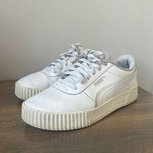 White Puma Sneakers